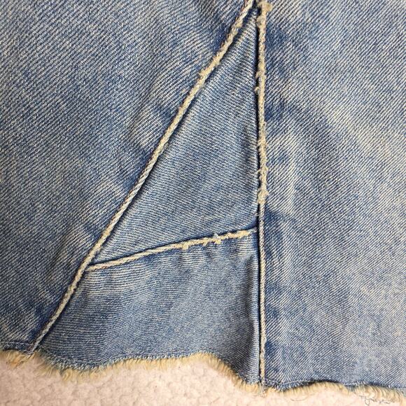Citizens of Humanity Sz28 Vintage Denim Distressed washed grunge A line skirts - Picture 12 of 16